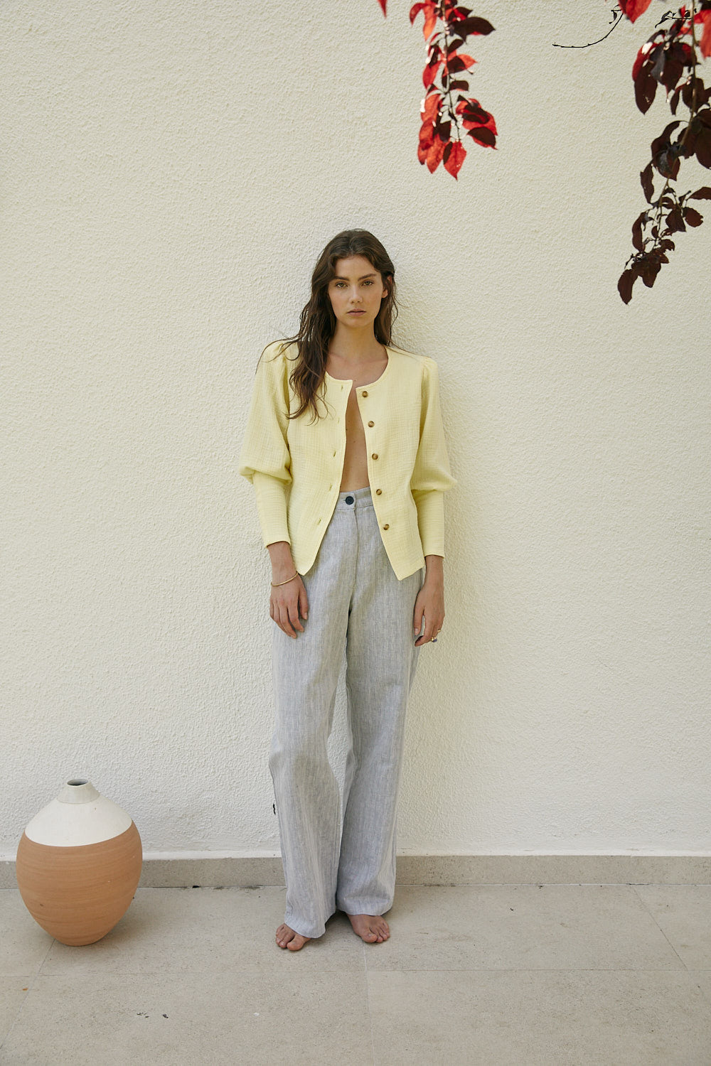 Yellow LUNA blouse