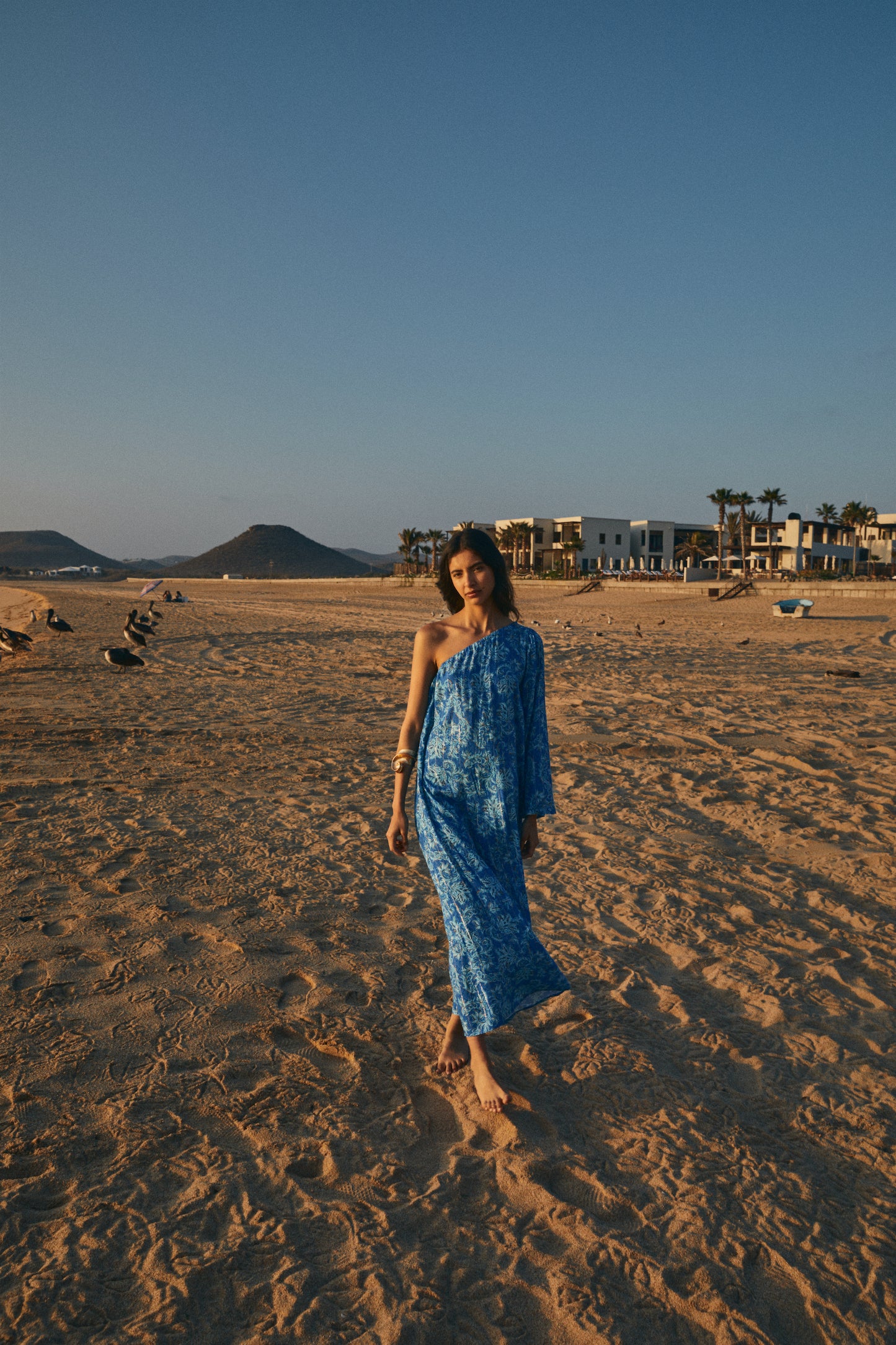 Vestido LEILA flores azules